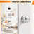 Passage Door Knobs with Round Rosette-43668867