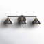 Kyoto 3 Light Seeded Dimmable Vanity Light