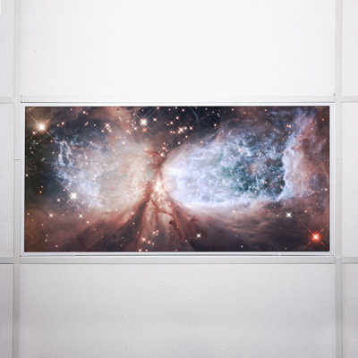 Couvertures de luminaire fluorescent astronomiques pour plafonniers - pour luminaire 2 x 4 - par Octo Lights