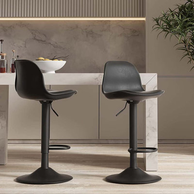 Counter Height Shell Back Bar Stools Latitude Run® Senoia