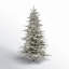 Sierra Flocked Fir Artificial Christmas Tree-623767936-633958316