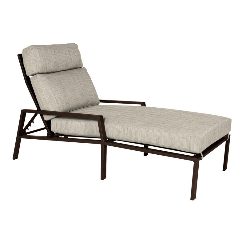 Aris Outdoor Chaise Lounge, Mainstreet Latte, Copper Creek