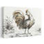 Art mural coq contemporain-639682718