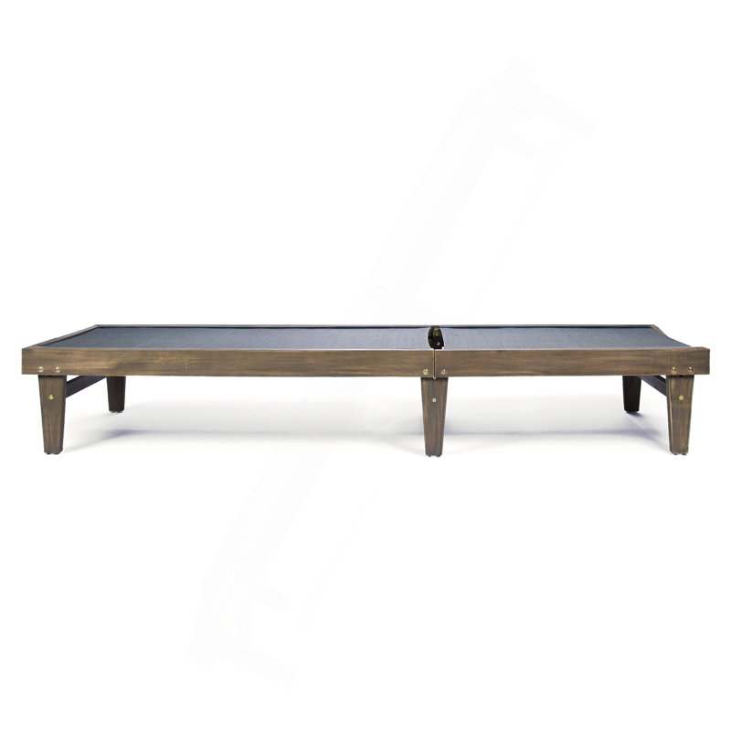 Chaise longue Summerland - filet gris foncé
