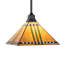 13" Square Prairie Corn Pendant