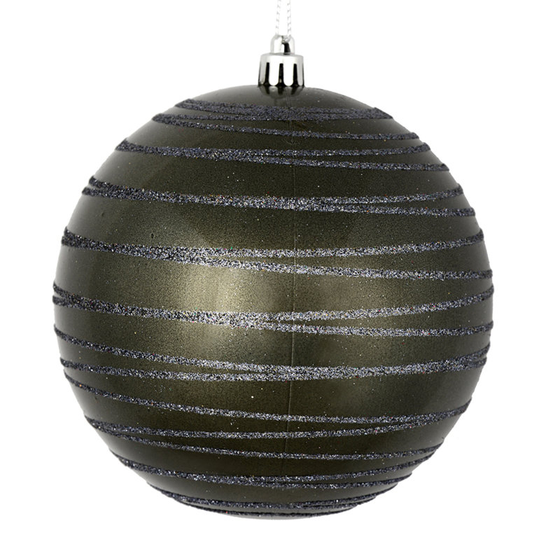 Ornement boule de bonbon, Étain