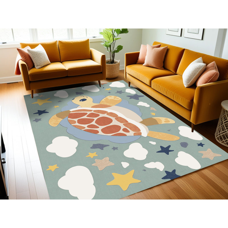 Tapis pour enfants East Urban Home, Rectangle 4pi x 6 pi