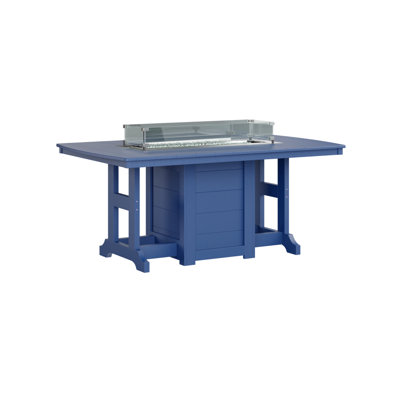 Berlin Gardens Garden Classic 72″ Fire Pit Dining Table
