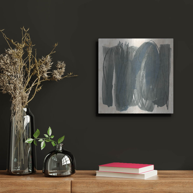 Art mural luxueux «Inkblot Tempest 2» par June Erica Vess, 12 po x 12 po, H 12 po x l 12 po
