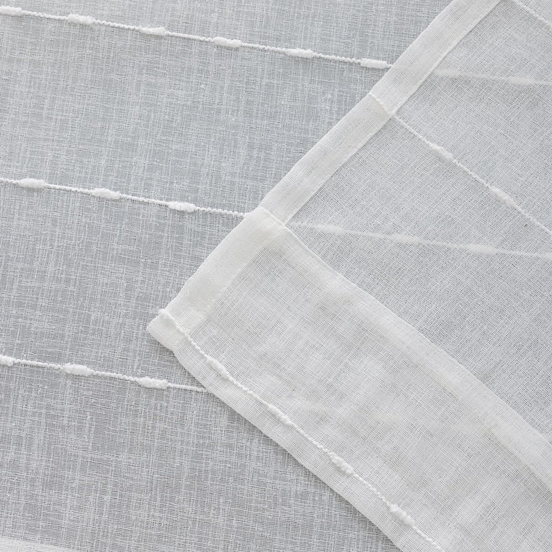 Rideaux transparents blancs 84 po