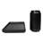 Pack Of 6 Black Kokuyo Ceramic Rectangular Sushi Plate Raised Straight Edge