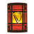 Rustic Lodge Flush Mounted Sconce