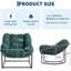 Chaise berçante d'extérieur surdimensionnée Papasan