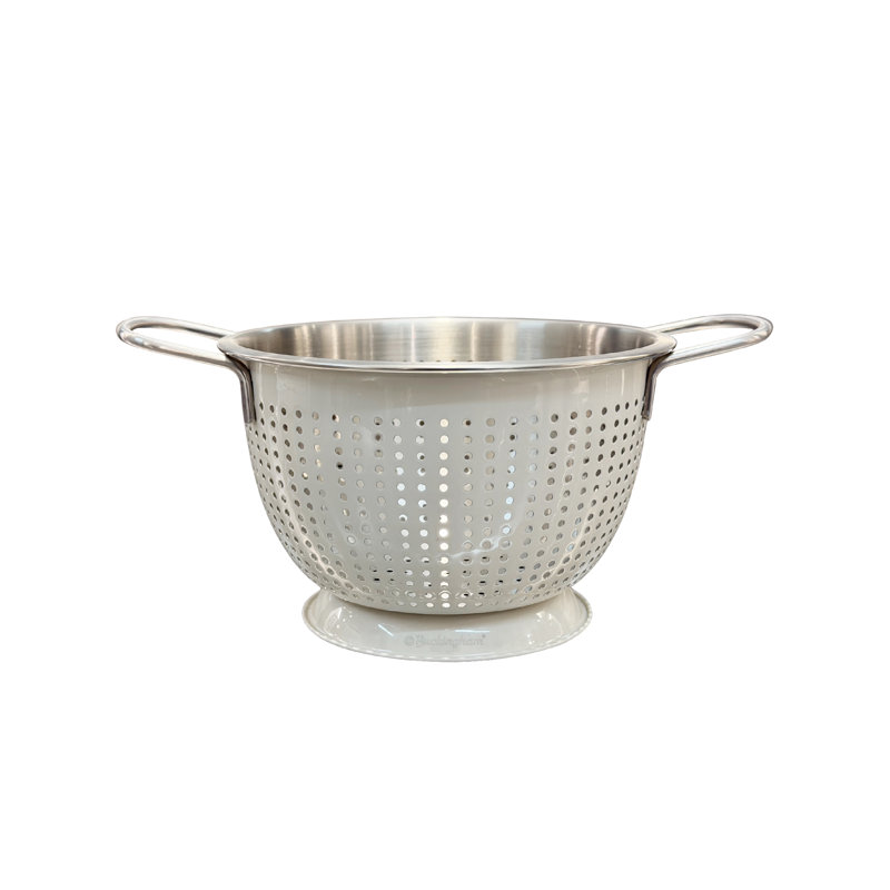 Buckingham Stainless Steel Colander, Ivory
