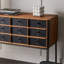 Buffet multi-tiroirs de style rétro