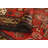 One-of-a-Kind 3'6" X 9'9" 1980s Runner Wool Area Rug in Red