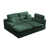 Chenille vert foncé
