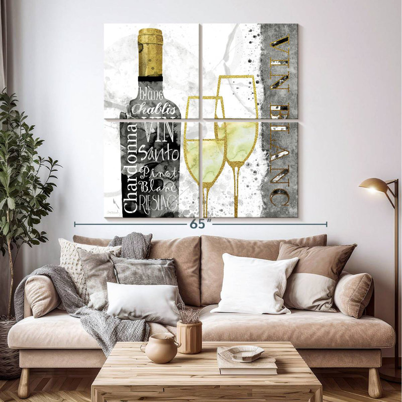 Vin blanc Yarlin Glam, H 50 po x l 50 po