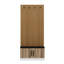 Meuble de couloir moderne, finition noyer, 35,4 x 82,7 x 13,8 pouces | 100% panneau de particules enduit de mélamine, épaisseur: 0,7 pouce | Solution de rangement élégante et fonctionnelle pour le vestibule et le couloir | Design élégant-102346838