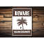 Panneau «Beware Falling Coconuts»-58193473