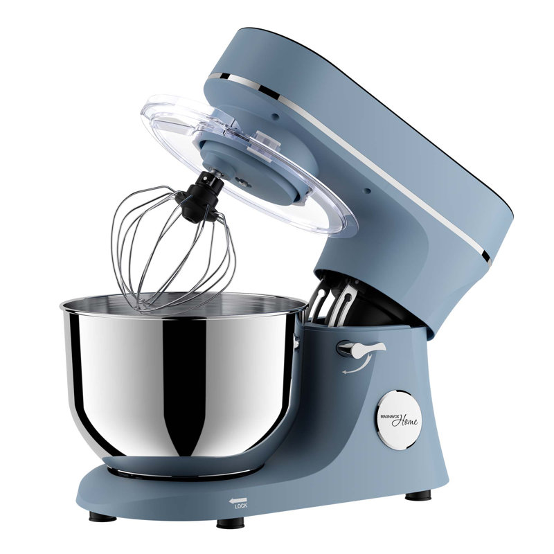 Magnavox Home, 6L Digital Touchscreen Stand Mixer, 11 Speeds, Hazeblue, Hazeblue