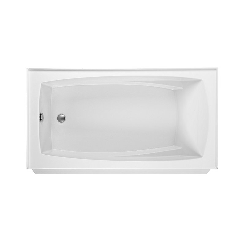 Wyndham 5 Alcove Soaker Tub - Matte, Right