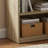 Beige Sturdy 3-Tier Bookcase, 2 Adjustable Shelves & 1 Fixed Shelf-717661361