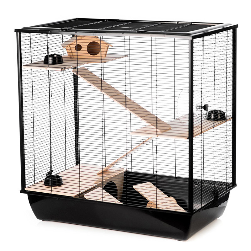 Kelsi Small Animal Cage, Black