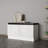 Modern Hall Stand, White, 35.4 x 19.7 x 19.7 inches | 100% Melamine Coated Particle Board, Thickness: 0.7 inches | Stylish & Functional Storage Solution for Entryway, Durable and Easy to Clean