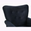 Chaise berçante en velours Jeffren-1304372252