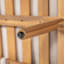 Canapé d'extérieur en bois d'acacia 3 places avec finition en teck clair et coussins beiges Terassi pour une assise durable et élégante.
