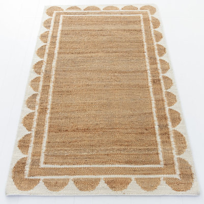Jute & Wool Striped Rug