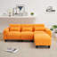 Canapé à accoudoirs arrondis 84,6 po Eibe-1341387800