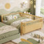 Lit plateforme en bois pour enfants-933713518-911995490