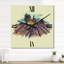 Horloge murale paysage avec lavande-1441400128