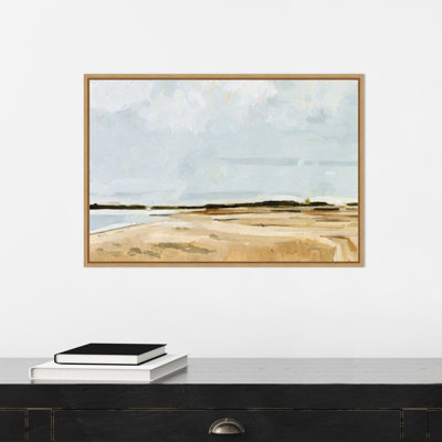 Emma Caroline " Quiet Coast I " by Emma Caroline Painting Print