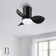 22''  3-ABS Blades Smart  indoor LED Ceiling Fan with Remote