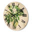 Horloge murale en bois Tropical Leaves-63902239