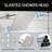 Ceiling Mount 10 Inch Shower Head With Wall Mount 6 Inch Shower Head And 2 In 1 Handheld Spray-124929883