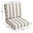 Gia Coconut Indoor/Outdoor Seat/Back Cushion-2121702500