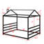 Grand lit plateforme en métal-1493046883