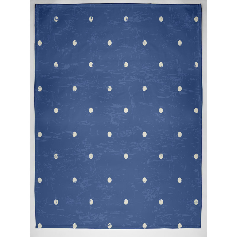 Briony Plain Weave / Muslin Throw Blanket, Blue