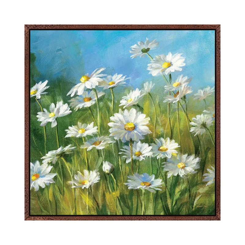 Summer Field II by Summer Field II - Painting on Canvas, 66.04 cm H x 66.04 cm W, Classic Wood Floater Framed