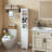 64.17'' Tall Bathroom Storage Cabinet With Adjustable Shelves,Slim 1 Doors Freestanding Cabinet With Anti-Tip, Open Compartments, For Home, Small Spaces, Bathroom,Kitchen,