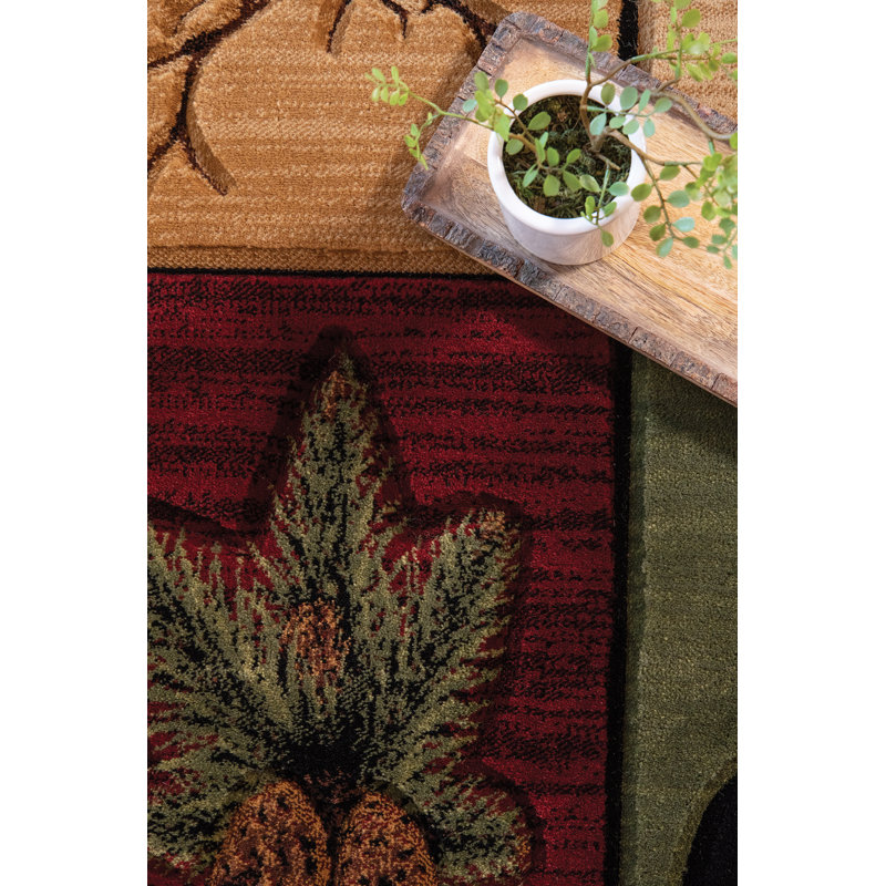 Tapis beige tissé à la machine Elston, Rectangle 2 pi 7 po x 4 pi 2 po