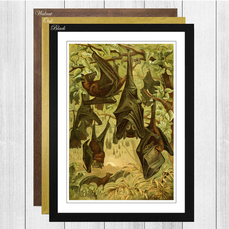 Single Picture Frame Painting, Walnut