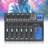7 Channel Audio Mixer with Bluetooth, USB & 48V Phantom Power