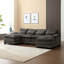 Grand canapé modulaire en U en chenille-232249527