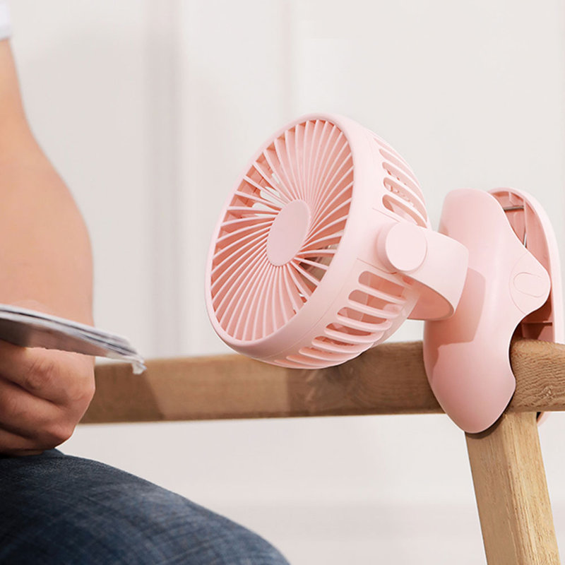 Living And Home 19.5cm Pedestal / Standing Fan Fan, Pink