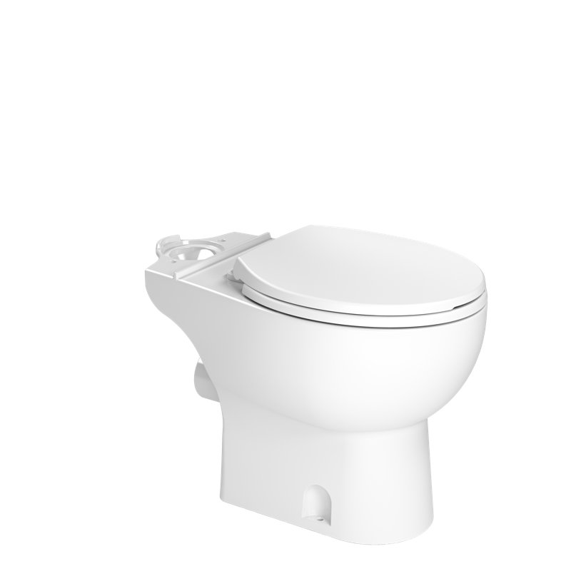 Cuvette de toilette ronde blanche (083)